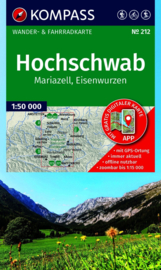 Wandelkaart Hochschwab - Mariazell - Eisenwurzen | Kompass 212 | 1:50.000 | ISBN 9783991545507