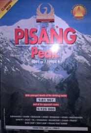 Wandelkaart / Klimkaart Pisang Peak 6091 meter | Nepa Maps | 1:81.967 / 1:125.000 | 9799993323043