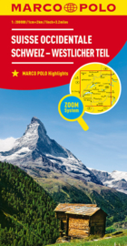 Wegenkaart - Fietskaart Zwitserland West | Marco Polo | 1:200.000 | ISBN 9783829740784