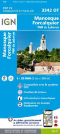 Wandelkaart Forcalquier, Manosque, Volx, Ste.-Tulle, PNR de Luberon | Vaucluse - Drome |  IGN 3342OT - IGN 3342 OT | 1:25.000 | ISBN 9782758552277