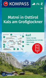 Wandelkaart Matrei in Osttirol - Kals am Großglockner | Kompass 46 | 1:50.000 | ISBN 9783991212515