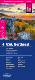 Wegenkaart USA 4, Noordoost - Maine, Maryland, New York, Ohio, West Virginia | Reise Know How | 1:1.250.000 | ISBN 9783831772186