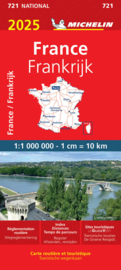 Wegenkaart Frankrijk 2025 | Michelin 11721 | ISBN 9782067264878