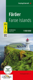 Wegenkaart  Faroer eilanden - Faroe Islands - Foroyar | 1:90.000 | Freytag - Solberg | ISBN 9783707923735
