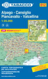 Wandelkaart Alpago - Cansiglio - Piancavallo | Tabacco 12 | 1:25.000 | ISBN 9788883150128