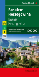 Wegenkaart  Bosnië & Herzegovina | Freytag & Berndt | 1:200.000 | ISBN 9783707922035