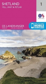 Wandelkaart  Shetland, Yell, Unst & Fetlar | Ordnance Survey 1 | ISBN 9780319260999