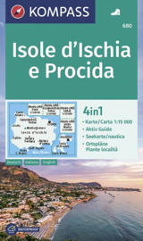 Wandelkaart Isole d`Ischia e Procida | Kompass 680  | 1:15.000 | ISBN 9783991217305