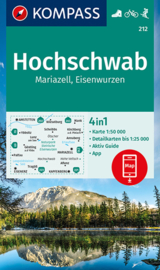Wandelkaart Hochschwab - Mariazell - Eisenwurzen | Kompass 212 | 1:50.000 | ISBN 9783991210917