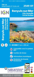 Wandelkaart Banyuls sur mer  |  IGN 2549OT - IGN 2549 OT | ISBN 9782758553496