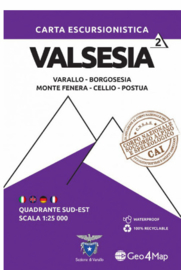 Wandelkaart  Valsesia Varallo | Geo4Map kaart 2 | 1:25.000 | ISBN 9788894021066