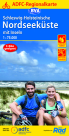 Fietskaart Schleswig-Holsteinische Nordseeküste mit Inseln | BVA - ADFC | ISBN 9783969900192