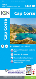 Wandelkaart Luri, Rogliano, Cap Corse | 1:25.000 | Corsica - IGN 4347OT - IGN 4347 OT  | ISBN 9782758546894