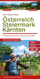 Fietskaart Oostenrijk / Stiermarken / Karinthië | ADFC | 1:150.000 | ISBN 9783969902080