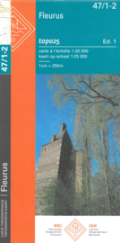 Topografische kaart Belgie NGI 47 / 1-2 Fleurus | 1:25.000 - ISBN 9789462353718