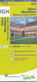 Wegenkaart - fietskaart Dijon - Montbard | IGN 129 | ISBN 9782758540816