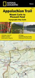 Wandelkaart Appalachian Trail –  Mount Carlo to Pleasant Pond  | 1:63360 | National Geographic 1512 | ISBN 9781597756495