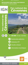 Wandelkaart - Fietskaart Parc National de Cevennes | IGN | 1:50.000 | ISBN 9782758549017