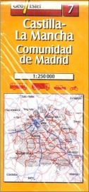 Wegenkaart-Fietskaart Castilla-La Mancha-Madrid No. 7 | Geo Estel | 1:250.000 | ISBN 9788495788153