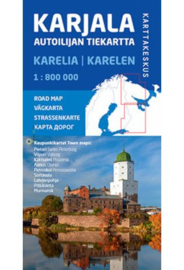 Wegenkaart Karelië-Karjala-Karelia / Oost Finland en Rusland | 1:800.000 | ISBN 9789522665751