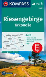 Wandelkaart  Krkonose - Riesengebirge - Reuzengebergte | Kompass 2087 | 1:50.000 | ISBN 9783991218951