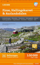 Wandelkaart Finse, Hallingskarvet & Aurlandsdalen | Calazo Forlag | 1:50.000 | ISBN 9789189371514