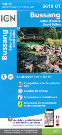 Wandelkaart Bussang - La Bresse - Ballon d`Alsace - Parc des Ballons - Grand Ballon| Vogezen | IGN 3619 OT - IGN 3619OT | ISBN 9782758550365