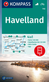 Wandelkaart Kompass Havelland | Kompass 745 | 1:50.000 | ISBN 9783991214892