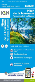 Wandelkaart  Piton de la Fournaise - Ile Réunion |  IGN 4406RT | 1:25.000 | ISBN 9782758546993