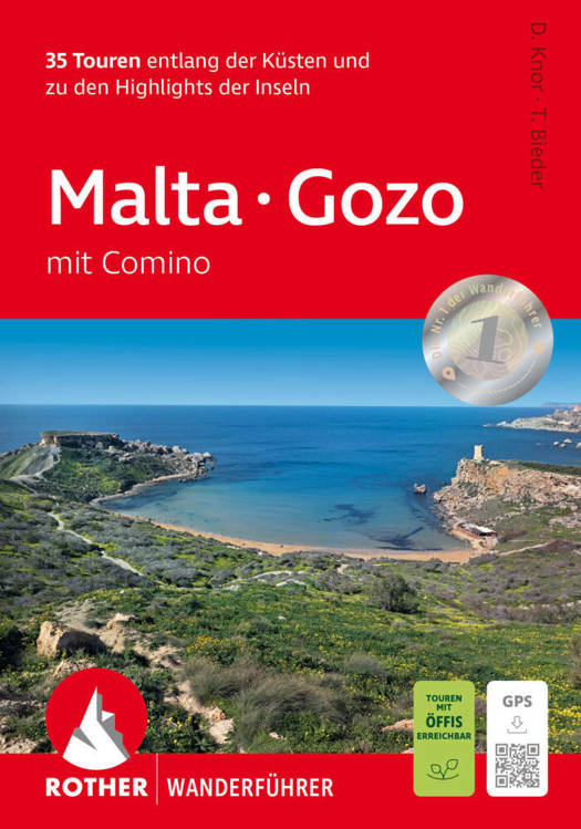 Wandelgids Malta & Gozo | Rother Verlag | ISBN 9783763348657