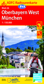 Fietskaart Oberbayern / München | ADFC nr. 26 | ISBN 9783969900055