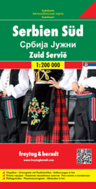 Wegenkaart - Fietskaart Servie Zuid - Serbia South | Freytag & Berndt | 1:200.000 | ISBN 9783707912784