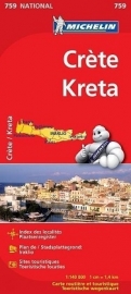 Wegenkaart Kreta | Michelin  | 1:140.000 | ISBN 9782067173194