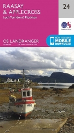Wandelkaart Raasay & Applecross | Ordnance Survey 24 | ISBN 9780319261224