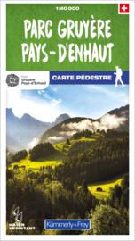 Wandelkaart Parc Gruyère / Pays-d’Enhaut | Kümmerly & Frey 40 | 1:40.000 | ISBN 9783259003022