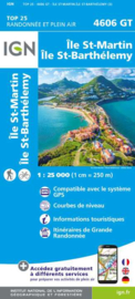 Wandelkaart Sint-Maarten - Ile St-Martin / Ile St-Barthélemy (Guadeloupe) | 1:25.000 | IGN 4606GT | ISBN 9782758552512