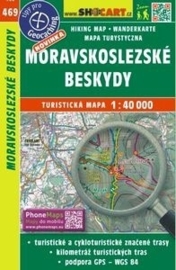 Wandelkaart Tsjechië - Moravskoslezské Beskydy | Shocart  469 | ISBN 9788072247479