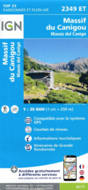 Wandelkaart Massif du Canigou, La Preste, Prats-de-Mollo, Vernet-les-Bains | Pyreneeën | IGN 2349ET - IGN 2349 ET | ISBN 9782758541523