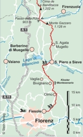 Wandelgids-Trekkinggids Trans-Apennin - Via degli Dei - Götterweg | Conrad Stein Verlag | ISBN 9783866860919