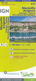 Wegenkaart - fietskaart Marseille - Avignon - Aix en Provence | IGN 171 | ISBN 9782758540878