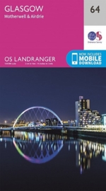 Wandelkaart Glasgow - Motherwell & Airdrie | Ordnance Survey 64 | ISBN 9780319261620