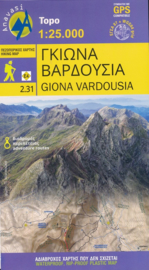 Wandelkaart Giona - Vardousia | Anavasi 2.31 | 1: 25.000 | ISBN 9789609412735