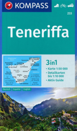 Wandelkaart Teneriffa | Kompass 233 | 1:50.000 | ISBN 9783990445686