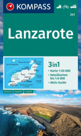 Wandelkaart Lanzarote | Kompass 241 | 1:50.000 | ISBN 9783991540885