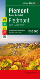 Wegenkaart Piemonte - Turin - Aostatal | Freytag & Berndt | 1:150.000 | ISBN 9783707921038