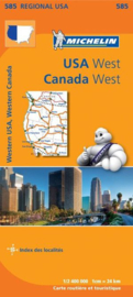 Wegenkaart USA West |  Michelin | ISBN 9782067184688