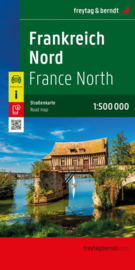Wegenkaart Frankrijk Noord | Freytag & Berndt | 1:500.000 | ISBN 9783707923933