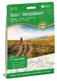 Wandelkaart  Voss 3007 | Nordeca | 1:50.000 | ISBN 7046660030073
