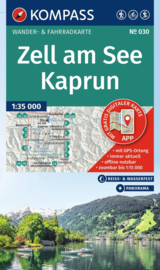 Wandelkaart Zell am See - Kaprun | Kompass 030 | 1:35.000 | ISBN 9783991545446