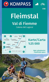 Wandelkaart Fleimstal - Val di Fiemme | Kompass 618 |1:25.000 | ISBN 9783990443897